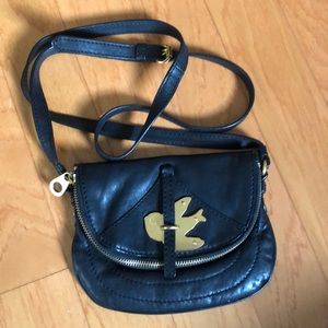 Marc by Marc Jacob black leather crossbody bag